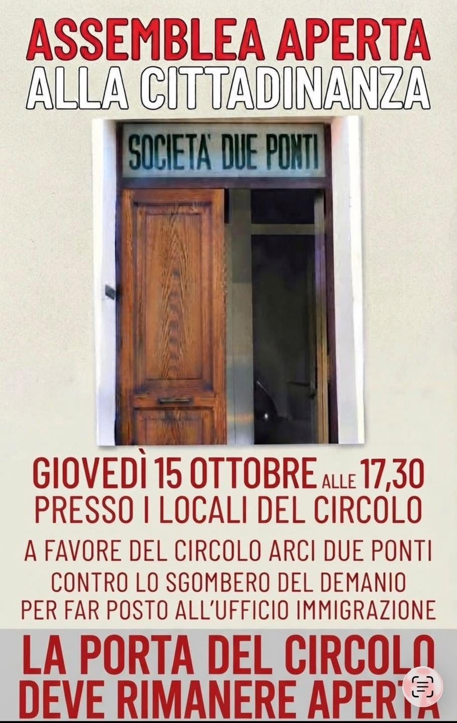 Arci Siena – Giovedì 15 ottobre assemblea pubblica per difendere il futuro del…