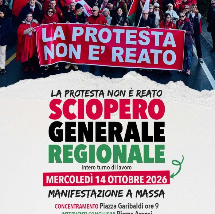 Cgil Siena, appello al territorio: il 14 ottobre a Massa e il 17 a Roma