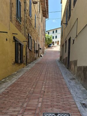 Poggibonsi, sabato 17 ottobre l'inaugurazione della nuova salita a mattoni