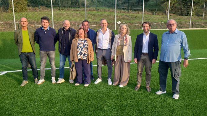 Siena: nuovo campo e nuovi spogliatoi, inaugurato l&rsquo;impianto di via Milanesi