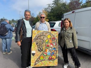 CNA Siena celebra gli 80 anni sostenendo l'arte e l'artigianato locale: inaugurata l'opera di Renato Ferretti ai Due Ponti