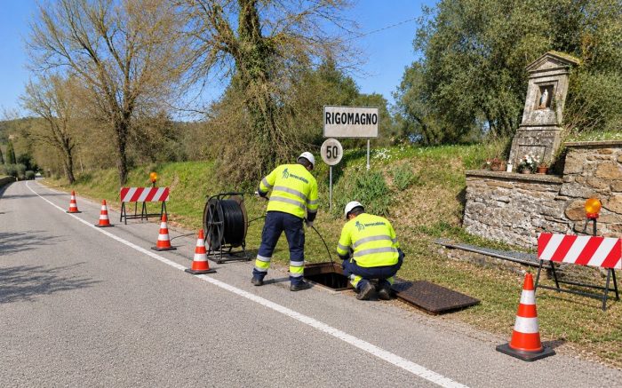 Sinalunga, Terrecablate porta la fibra a Rigomagno