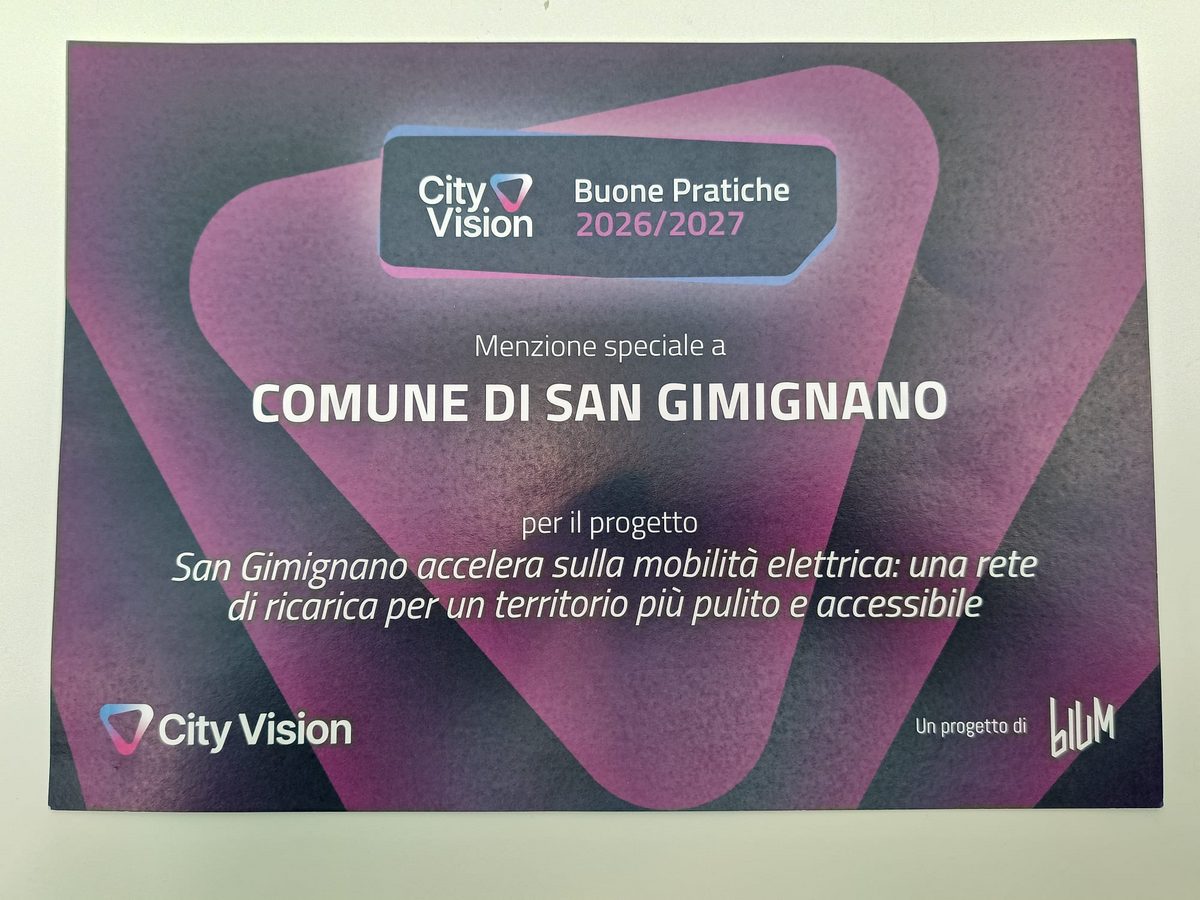 Comune di San Gimignano | A City Vision per gli Stati Generali delle Città Inte…