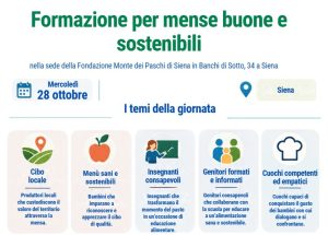 Asciano, il Comune aderisce a Sostenibilmense per una ristorazione sana e sostenibile